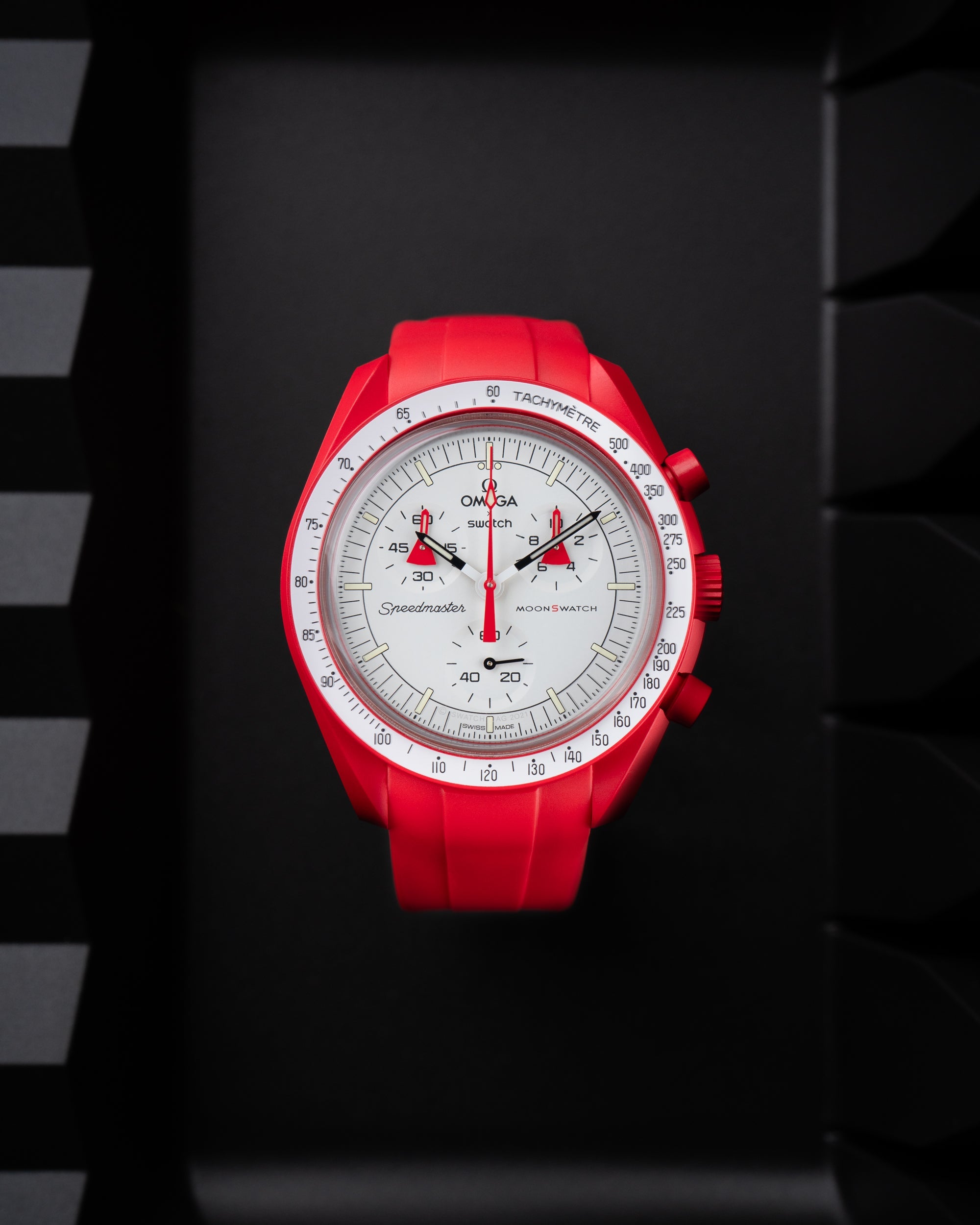 Rubber Strap for Omega X Swatch MoonSwatch Mission to Mars
