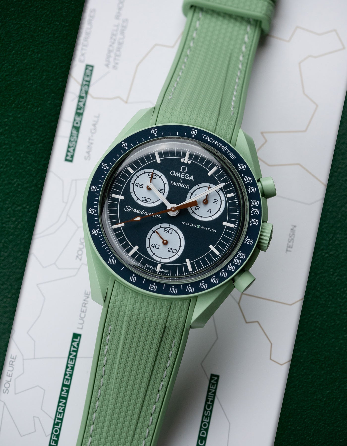 Rubber Strap for Omega X Swatch MoonSwatch Mission on Earth