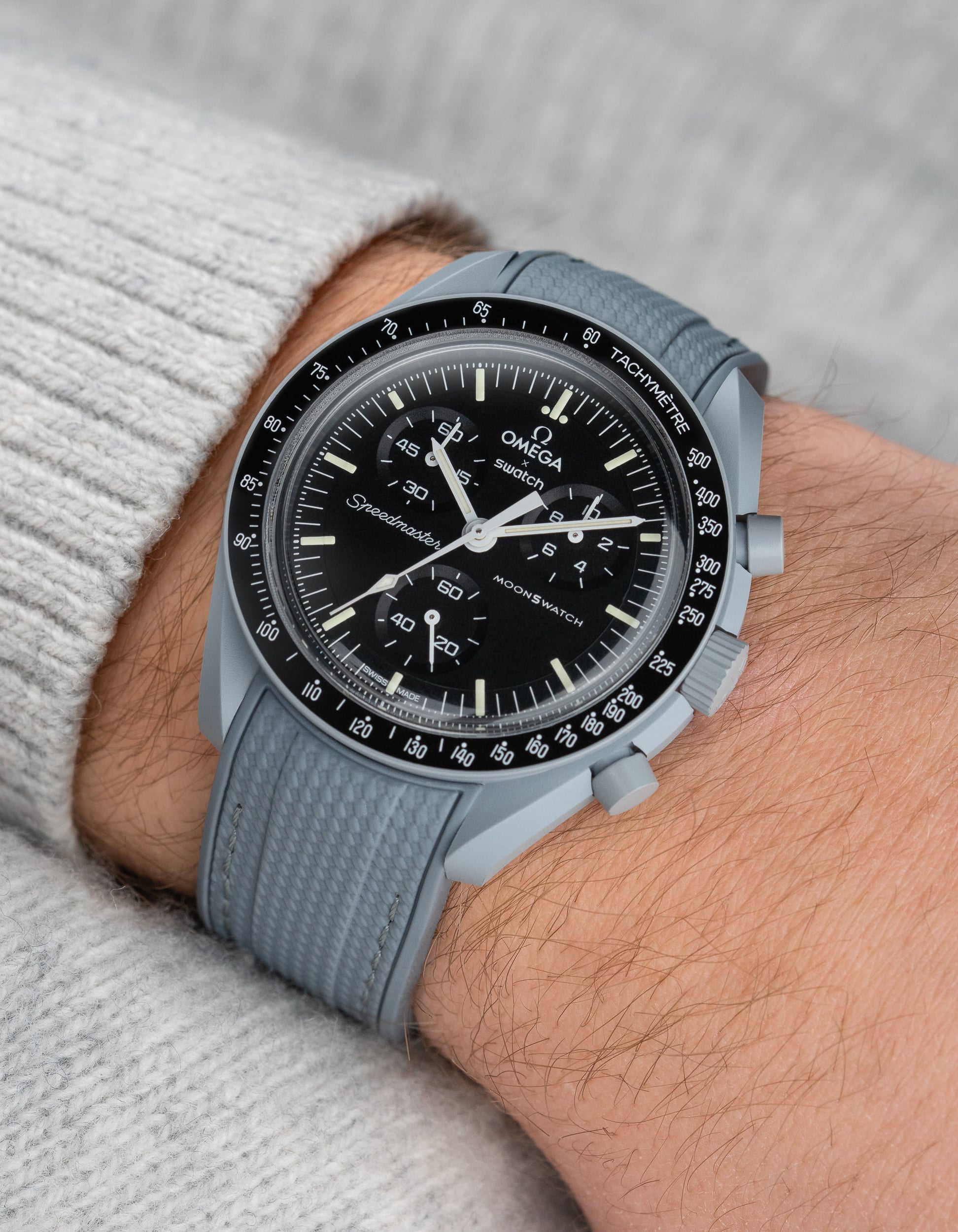 Rubber Strap for Omega X Swatch MoonSwatch Mission to the Moon