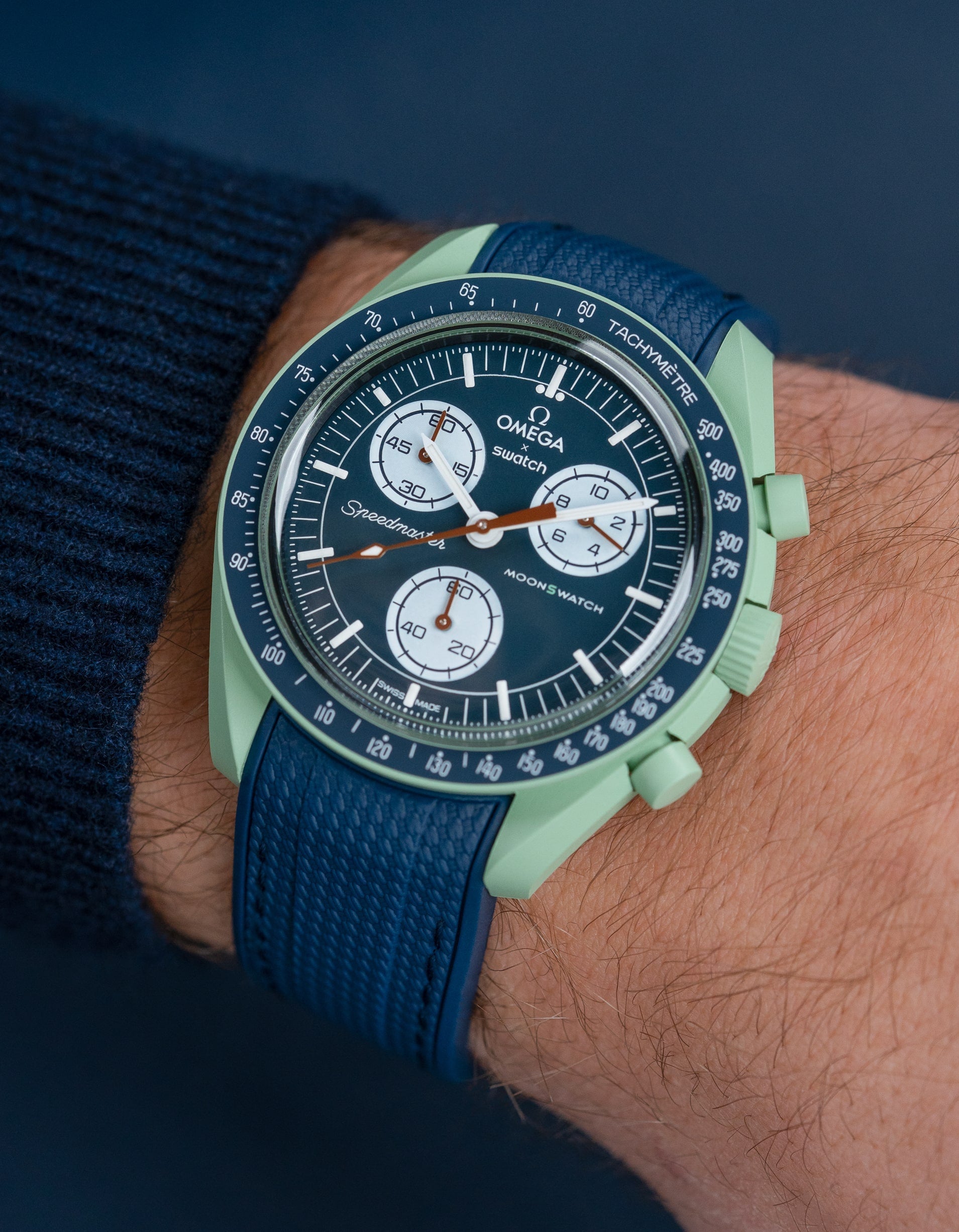 Rubber Strap for Omega X Swatch MoonSwatch Mission on Earth