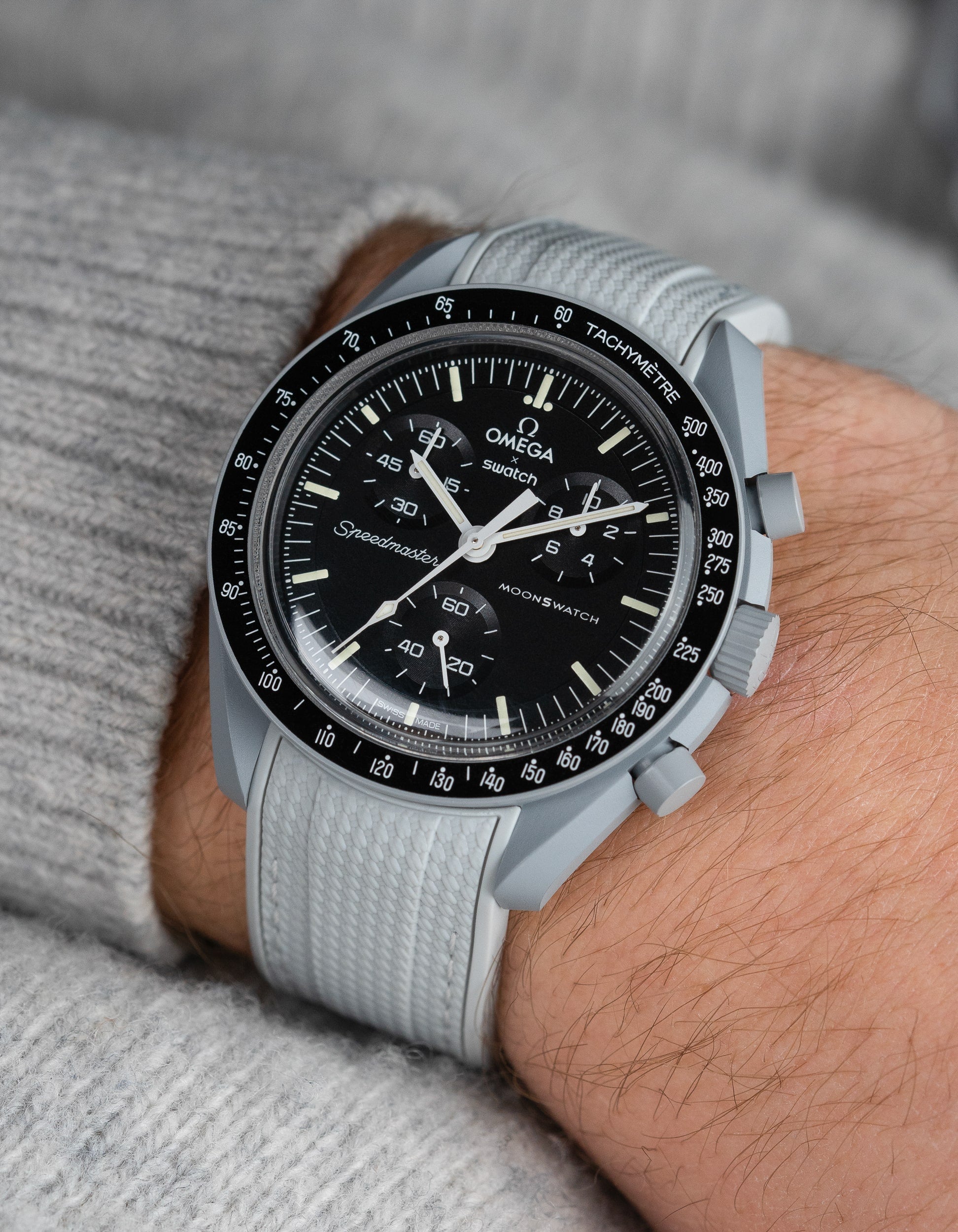 Rubber Strap for Omega X Swatch MoonSwatch Mission to the Moon