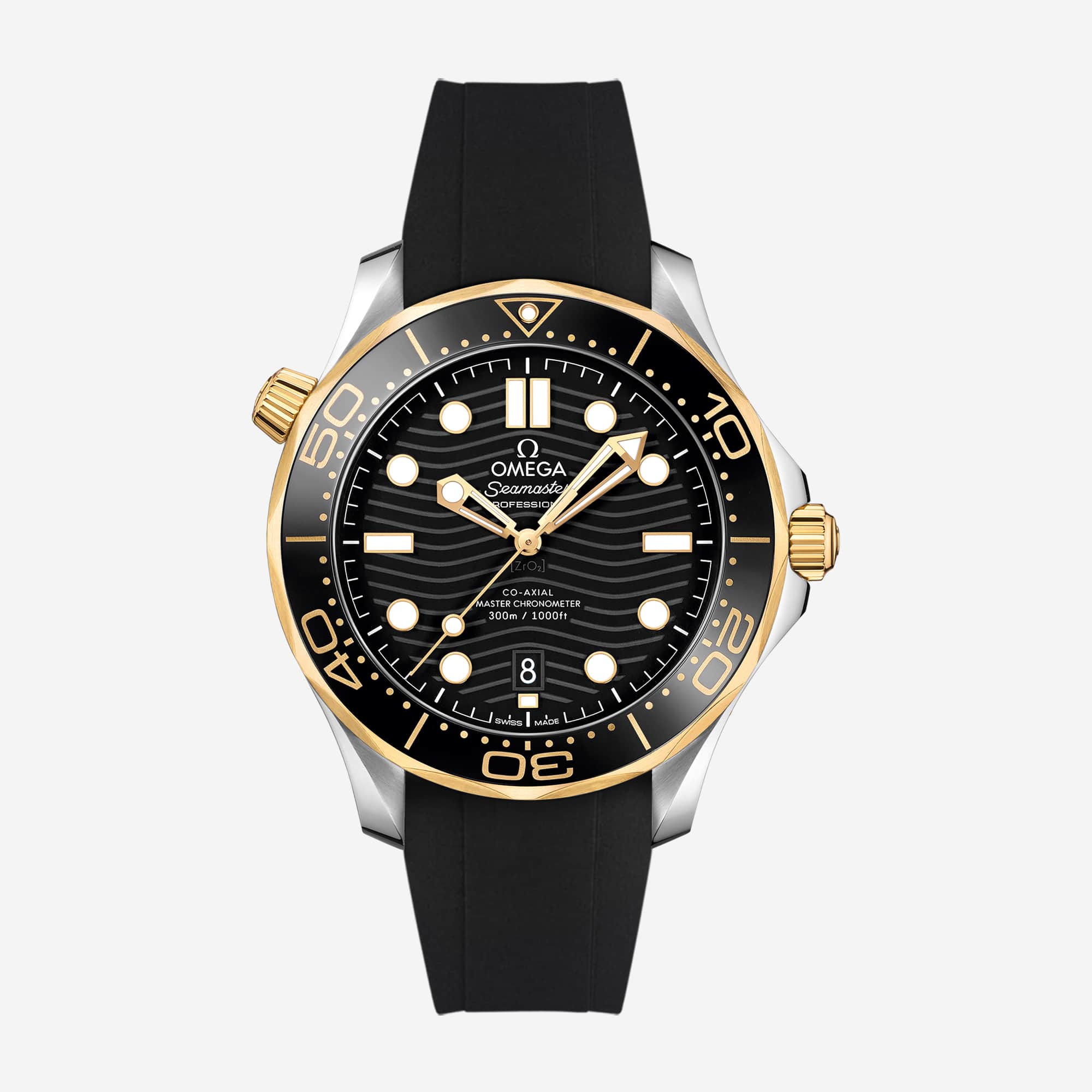 Omega Seamaster 300 Rubber Watch Strap watch band klockarmband uhrenband uhranarmband for SMP 300 Omega Seamaster Professional diver 300m 007 bond watch Replacement 20mm what size strap Semaster rubber UHRENARMBÄNDER Uhren Kautschukband cinturino in gomma wrist buddys wristbuddys wristbuddies wristbuddis 18k gold guld ceramic black schwartz negro svart golden bezel